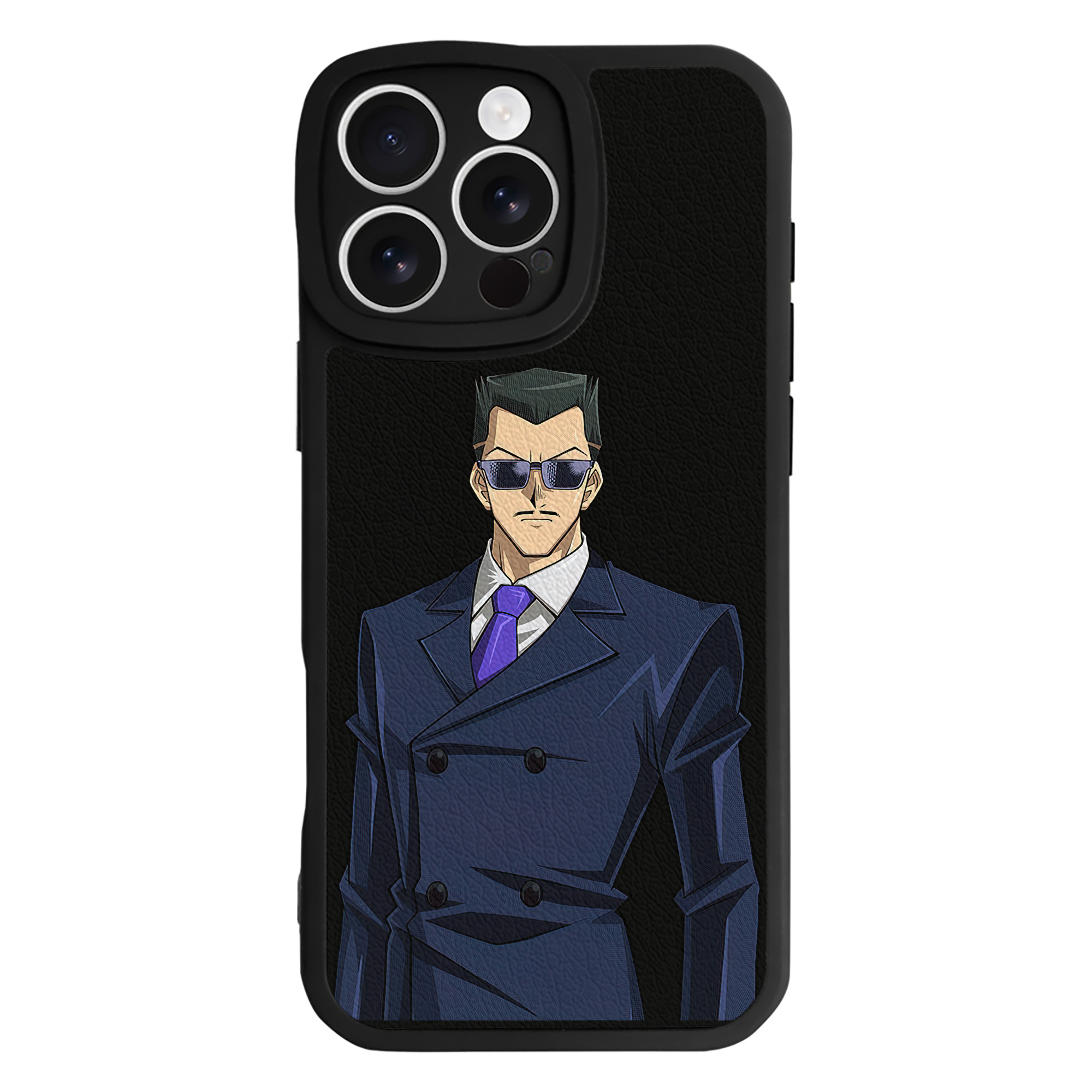 （画像用） 遊☆戯☆王 Yu-Gi-Oh! 【iPhone 16シリーズ対応】シリコンスマホケース（レザー調） 材質：シリコン